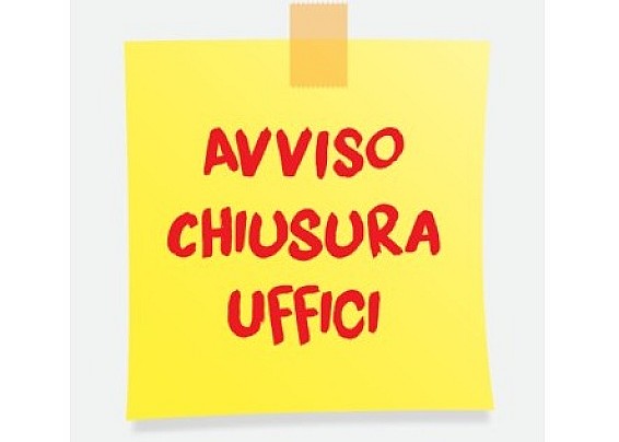 CHIUSURA UFFICI COMUNALI