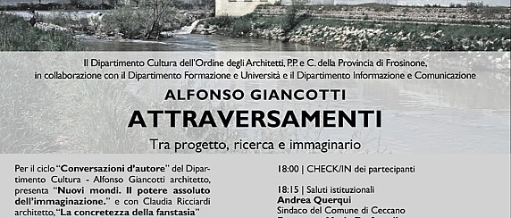 Alfonso Giancotti, l'architettura che ha immaginato il futuro di Ceccano - 05 giu. 2026