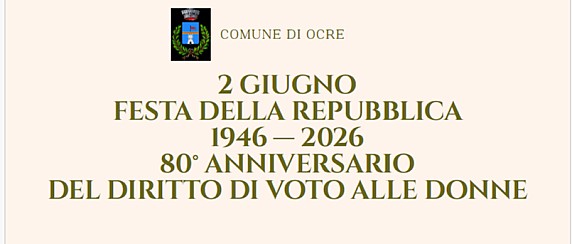 2 GIUGNO FESTA DELLA REPUBBLICA