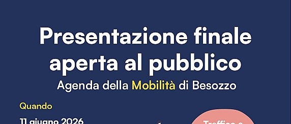 Presentazione finale aperta al pubblico - Agenda della mobilità di Besozzo