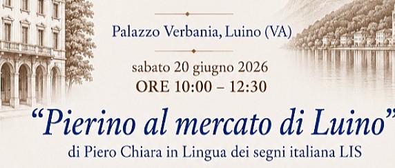 Sabato 20 Giugno 2026 dalle ore 10:00 – Palazzo Verbania – Pierino al mercato di Luino