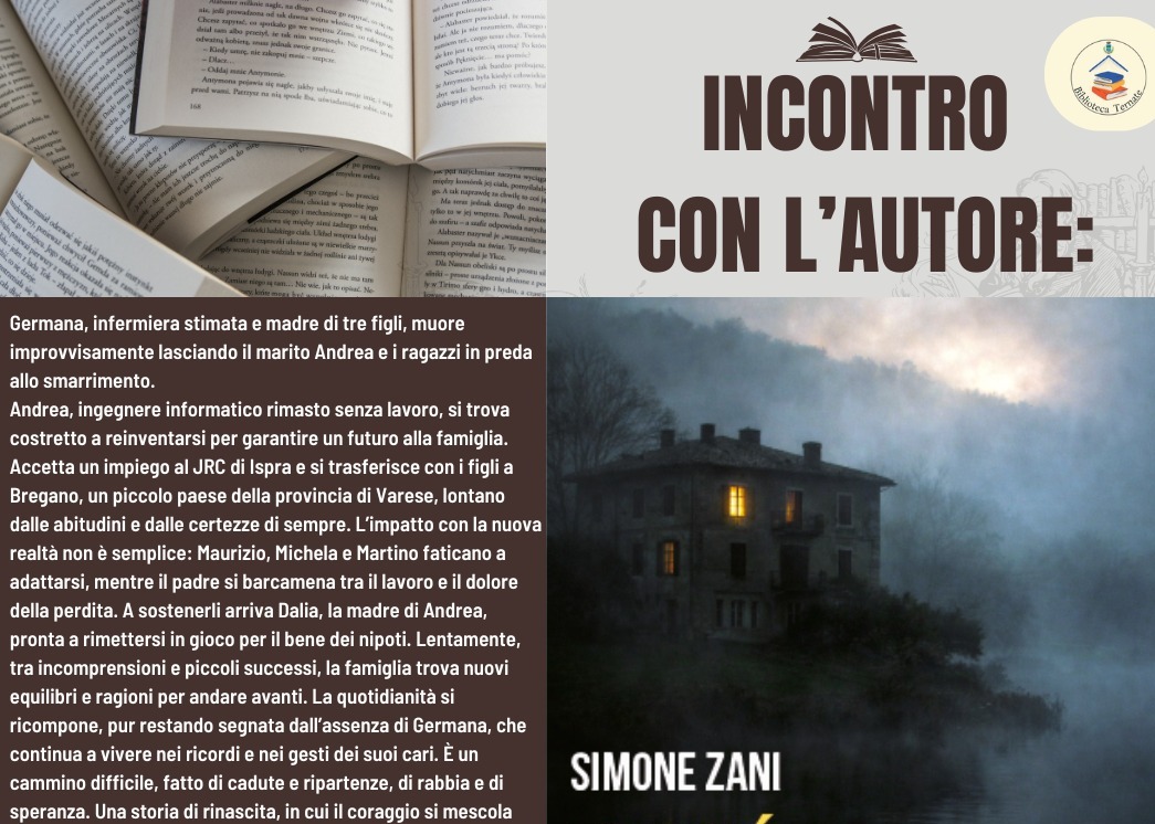 Biblioteca comunale - incontro con l'autore Simone Zani "Finchè vita sarà"
