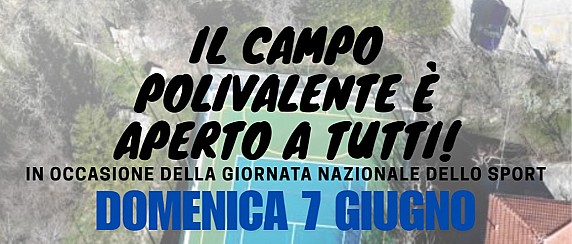 Giornata Nazionale dello Sport al Campo polivalente di Castel San Pietro