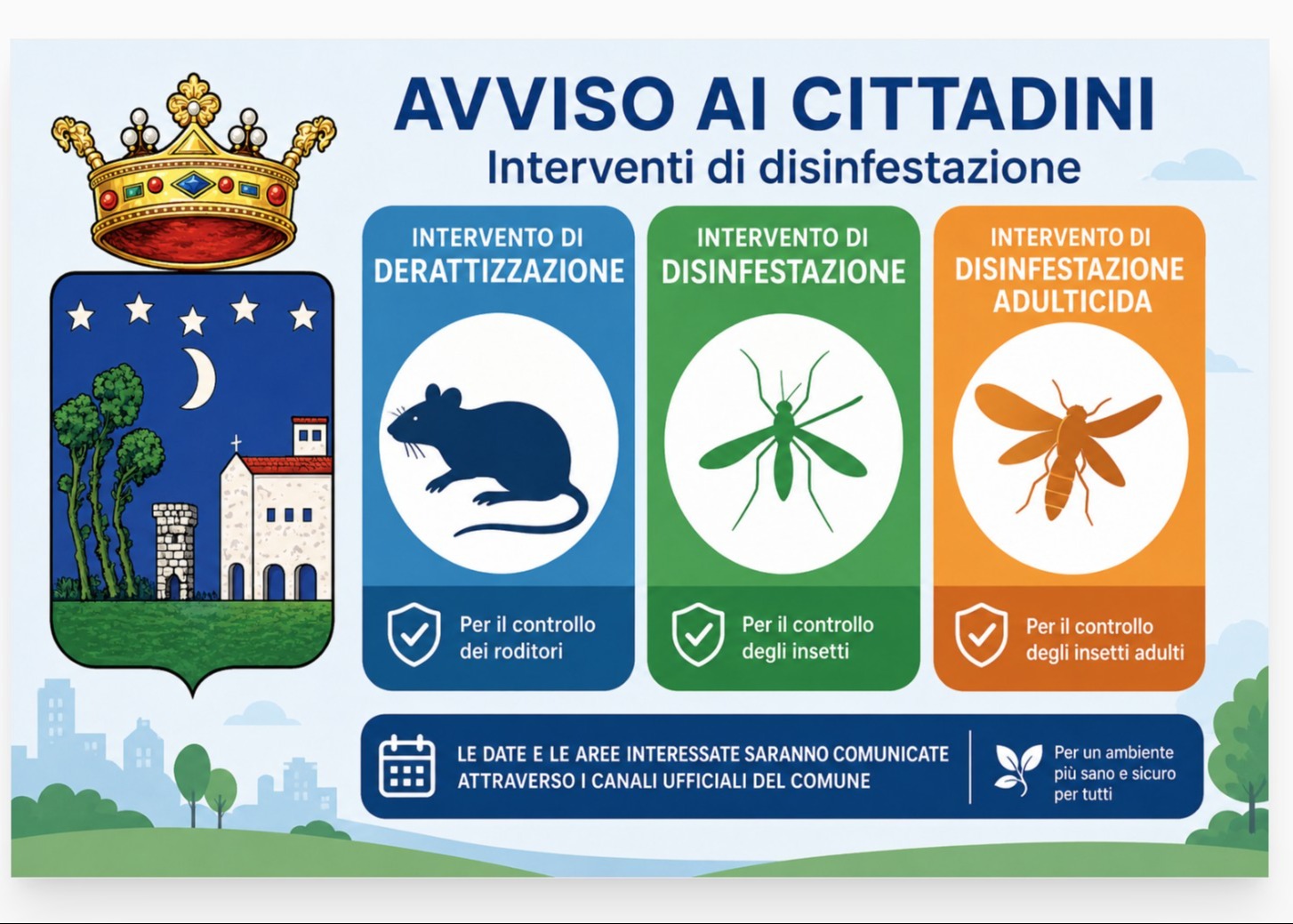 INTERVENTI DI DISINFESTAZIONE