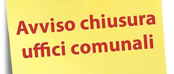 Chiusura Uffici Comunali
