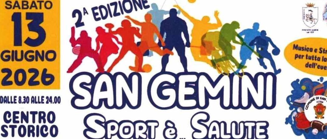 SAN GEMINI SPORT é .....SALUTE