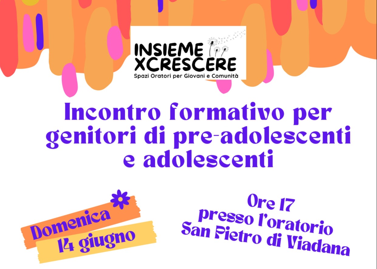 PROGETTO "INSIEME PER CRESCERE": UN PERCORSO FORMATIVO DEDICATO AI GENITORI PER RAFFORZARE LA COMUNITÀ EDUCANTE