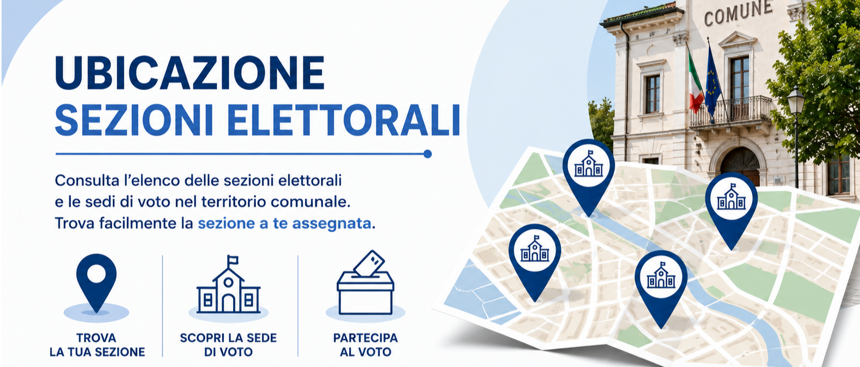 Elezioni comunali 2026 - Ubicazione delle sezioni