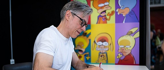 Il grande autore di fumetti Leo Ortolani per “Biblio di sera”