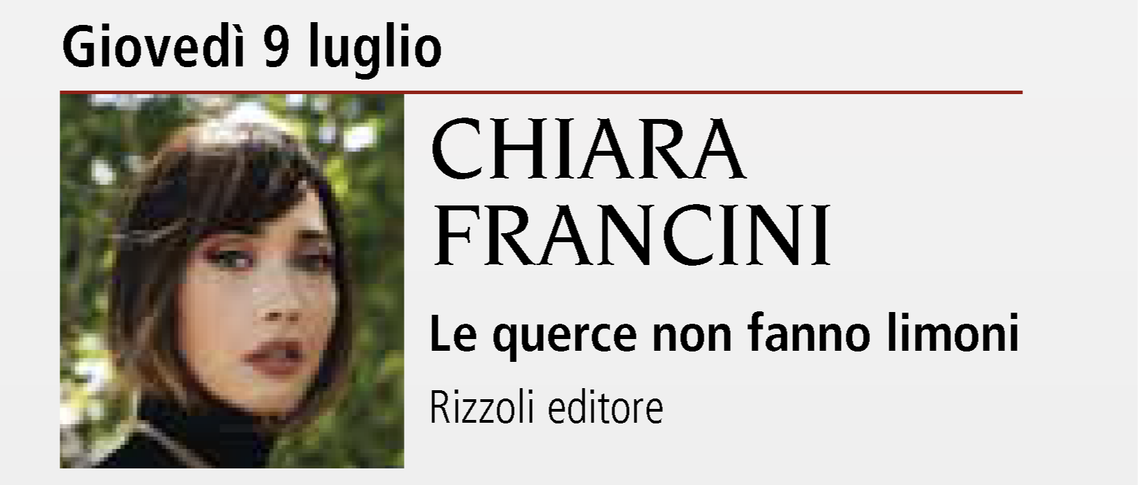 Parole d'autore - Chiara Francini