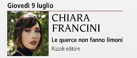PAROLE D'AUTORE - Chiara Francini