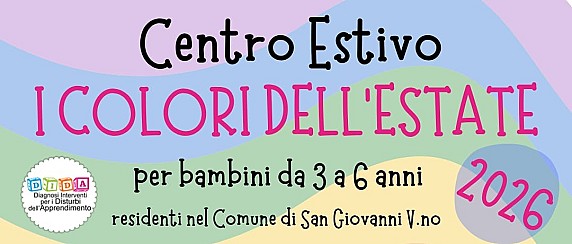 Centri estivi per i bambini della scuola dell’Infanzia - luglio e agosto 2026
