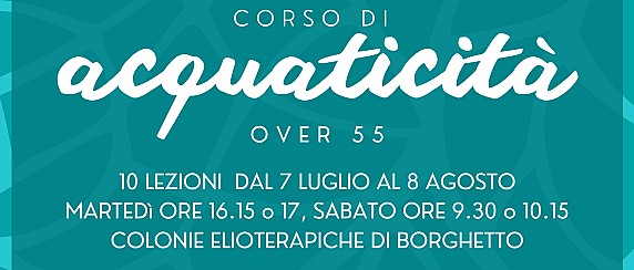 Estate 2026, dal 7 luglio il corso di acquaticità dedicato agli over 55