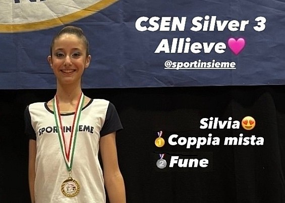 GIOVANI ATLETE COLVERDESI SUL TETTO D'ITALIA DELLA GINNASTICA RITMICA