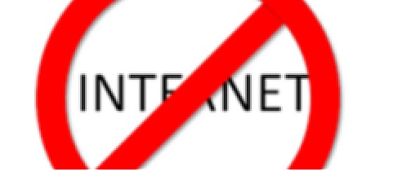 Interruzione della rete internet