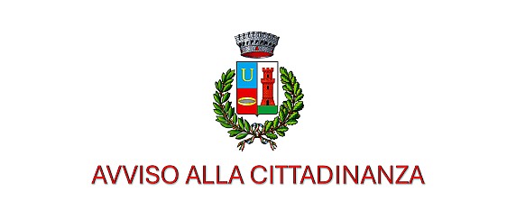 Avviso alla cittadinanza