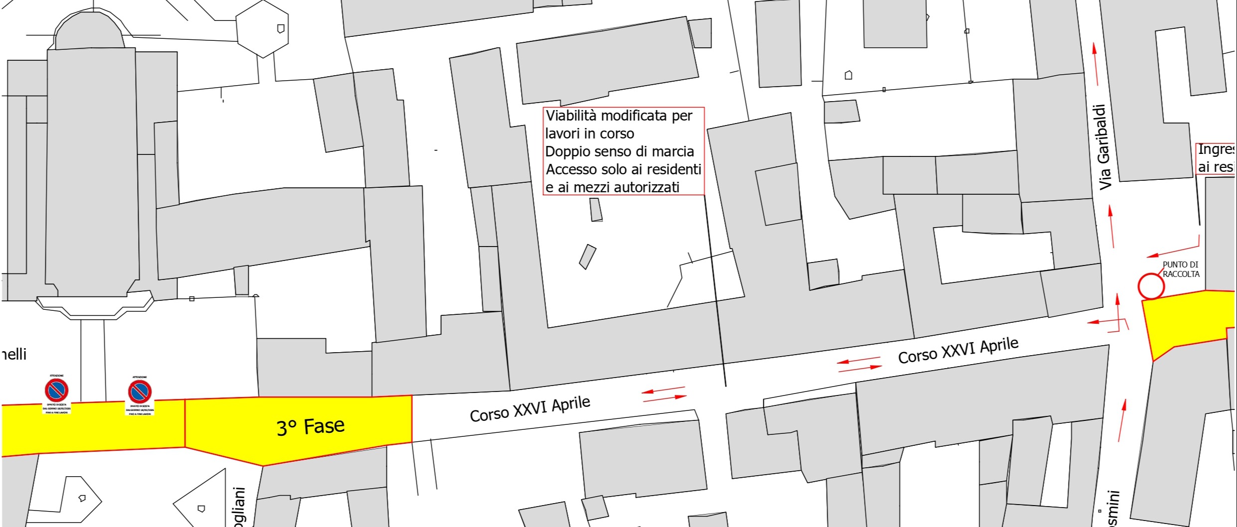 Lavori sul Corso