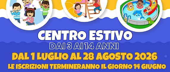 Promemoria Iscrizioni Centro Estivo 2026
