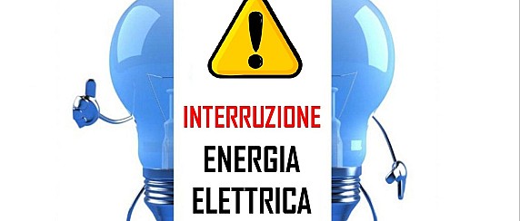 Avviso interruzione energia elettrica