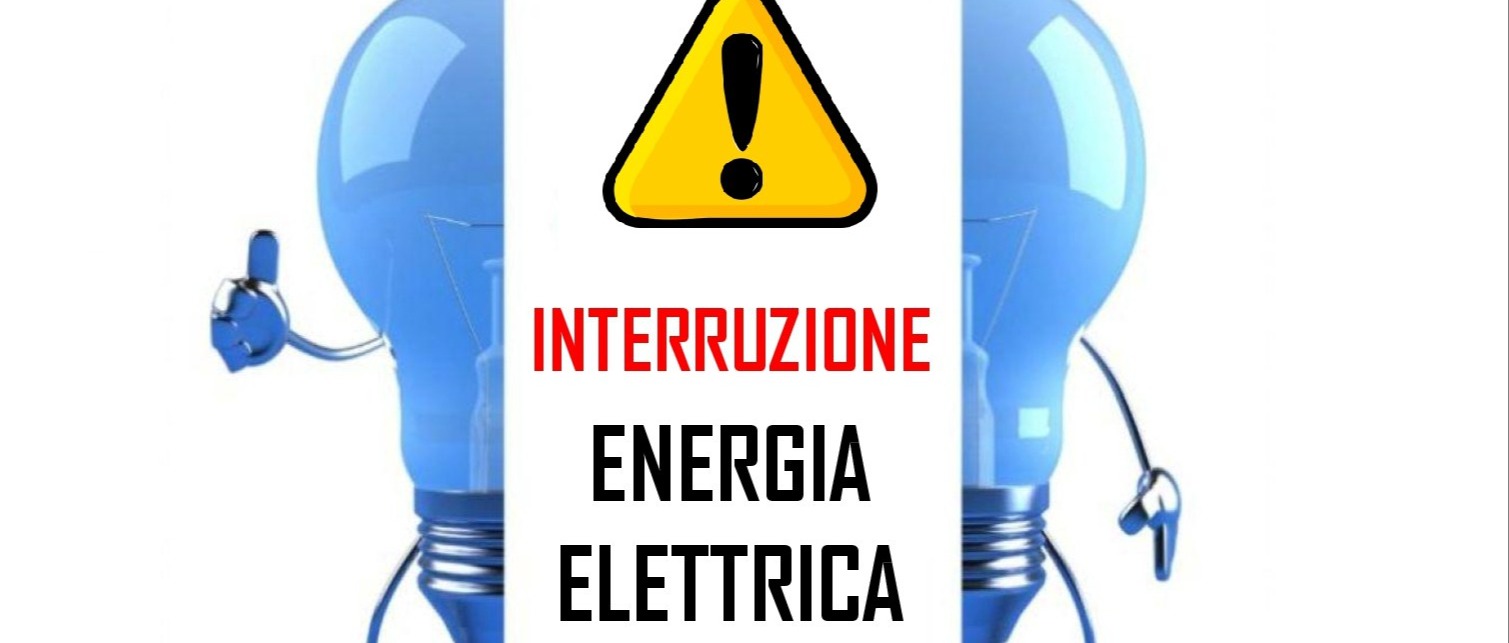 Avviso interruzione energia elettrica