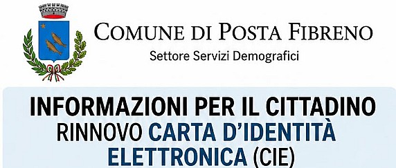 INFORMAZIONI RINNOVO CIE