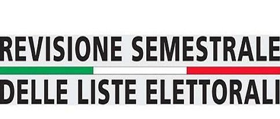 REVISIONE SEMESTRALE DELLE LISTE ELETTORALI.