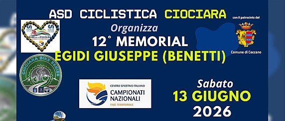 12° MEMORIAL EGIDI GIUSEPPE (BENETTI)