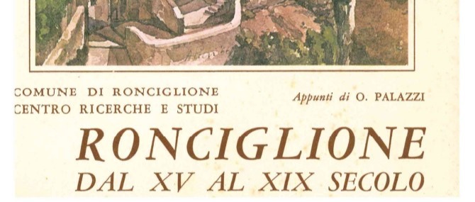Online il volume “Ronciglione dal XV al XIX secolo” di don Osvaldo Palazzi