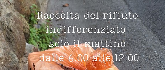 Cambio orario conferimento rifiuti indifferenziati