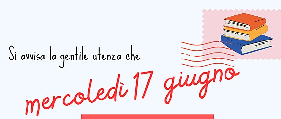 Mercoledì 17 giugno chiusura della Biblioteca Alda Merini