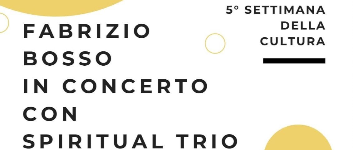 [SETTIMANDA DELLA CULTURA 2026] Fabrizio Bosso in concerto