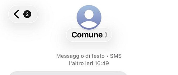 Tentativi di truffa via sms: il Comune invita alla massima attenzione