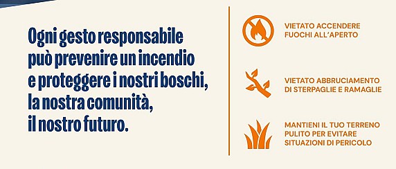 Applicazione delle misure di prevenzione rischio incendi boschivi in vista del periodo di massima pericolosità per gli incendi boschivi – periodo dal 15/06/2026 al 15/10/2026