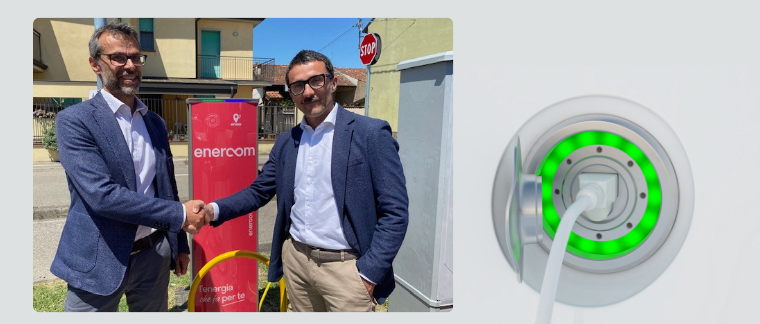 Enercom porta a Cremosano le prime infrastrutture di ricarica per la mobilità elettrica