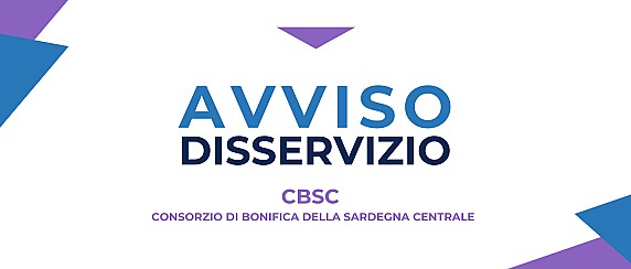 Disservizio idrico - Consorzio di Bonifica