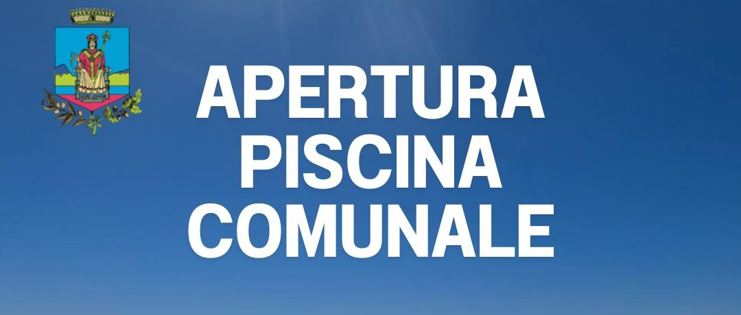 Apertura piscina comunale