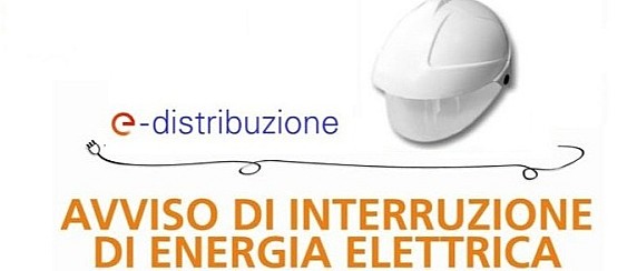 Avviso interruzione di energia elettrica 06 Luglio 2026