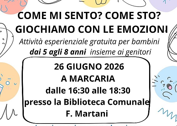 COME MI SENTO? COME STO? GIOCHIAMO CON LE EMOZIONI