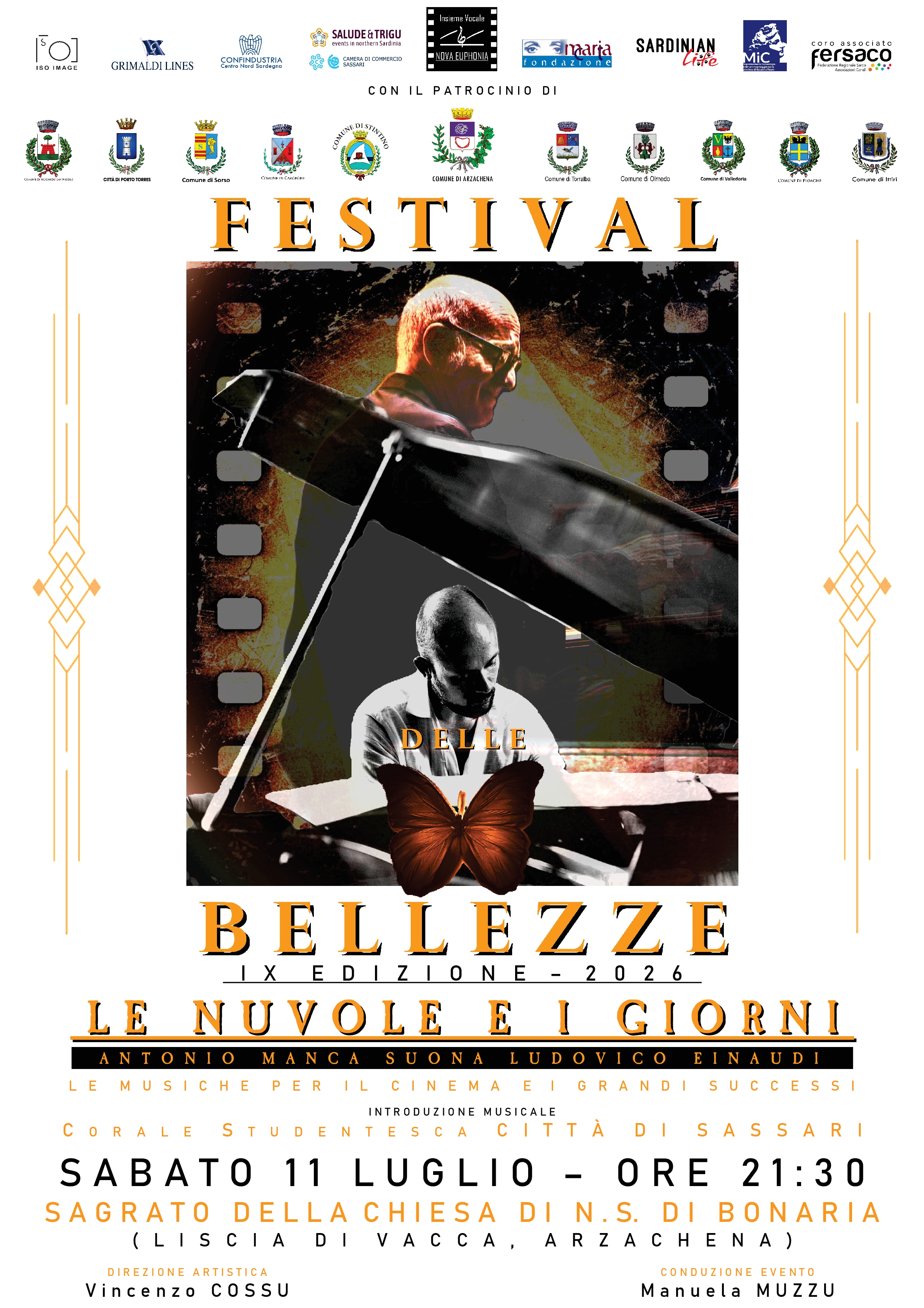 Manifesto Arzachena FESTIVAL DELLE BELLEZZE 2026 - ITALIANO