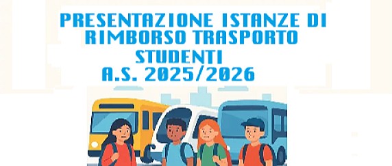 AVVISO - TRASPORTO EXTRAURBANO STUDENTI PENDOLARI A.S. 2025/2026 - RICHIESTA RIMBORSO
