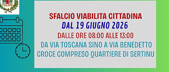 SFALCIO VIABILITA' CITTADINA