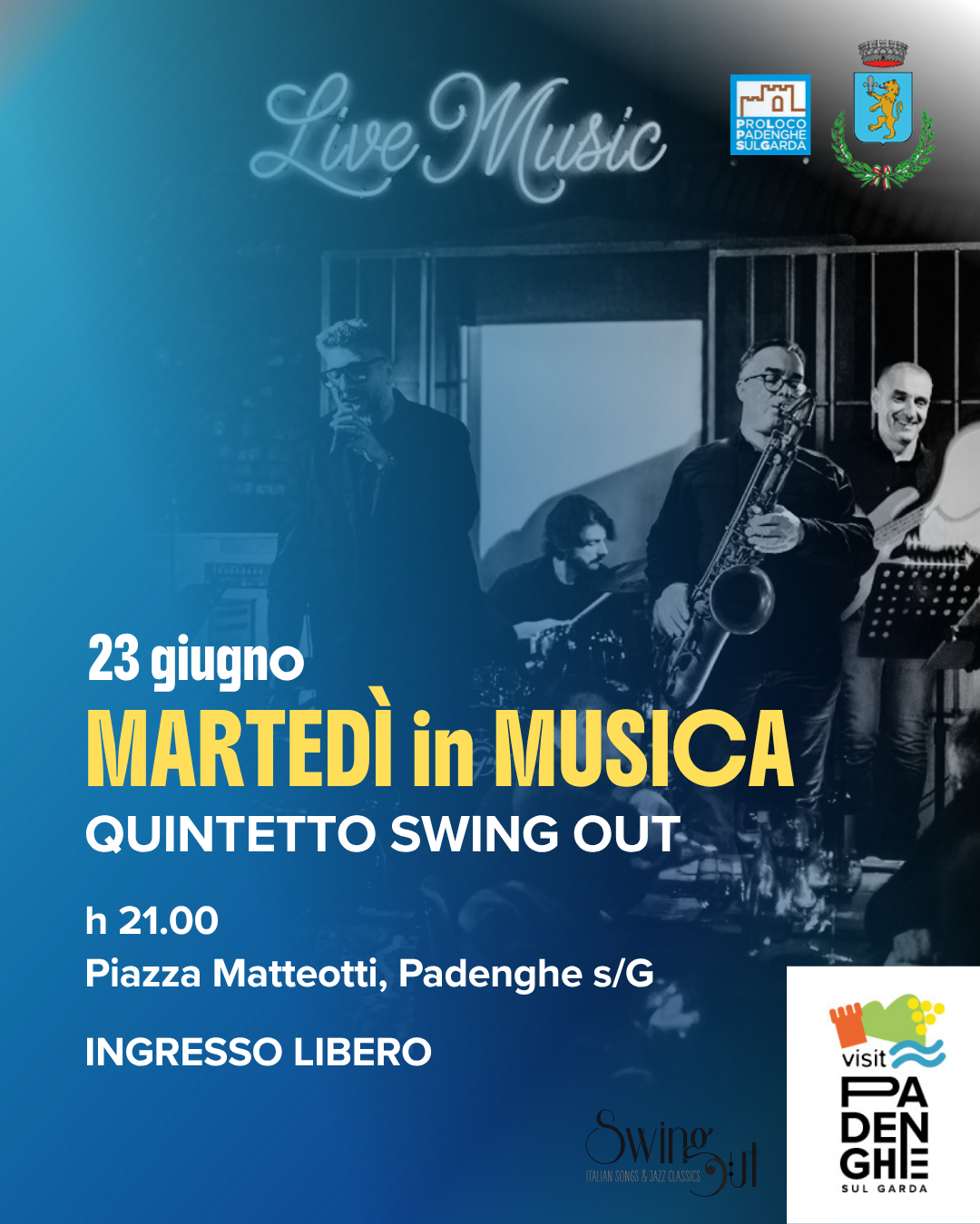 LOC SOCIAL 23.06 Quintetto Swing Out