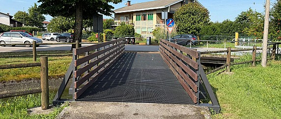 Conclusi i lavori per il nuovo ponte sulla ciclabile