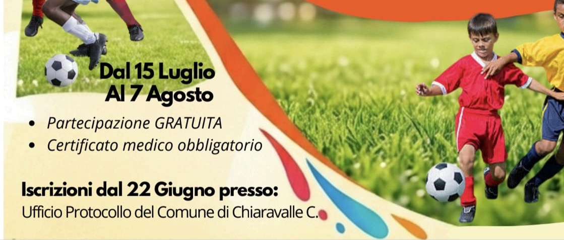 MUDOLO DI ISCRIZIONE CENTRO ESTIVO "Sport per tutti"