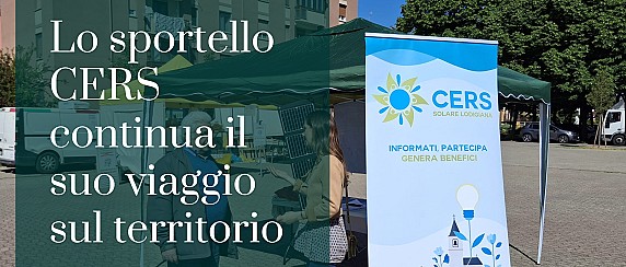 Lo sportello CERS continua il suo viaggio nel territorio