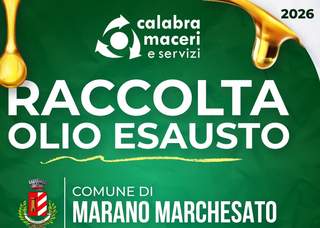 raccolta olio esausto 23.06.2026