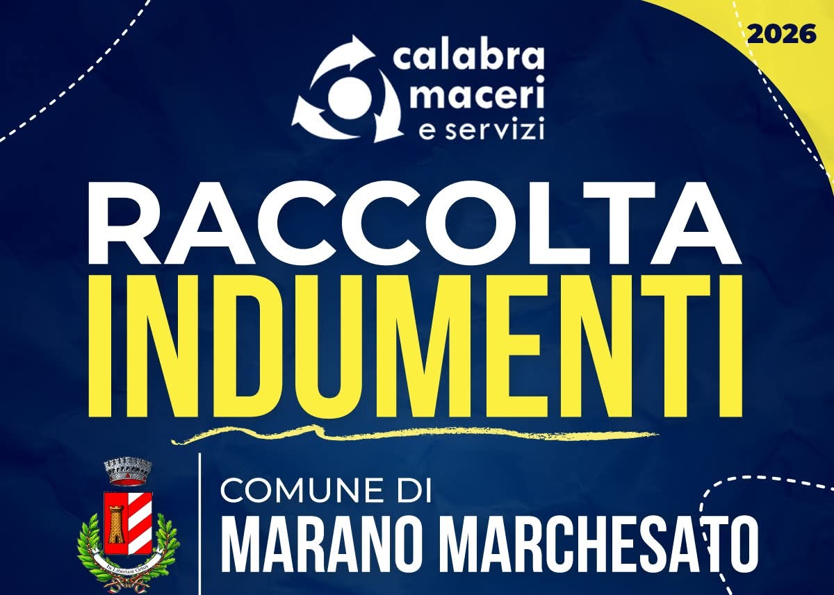 raccolta indumenti in Piazza Conforti il 24.06.2026 ore 8.00 - 14.30