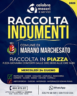 raccolta indumenti 