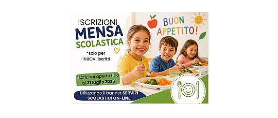 Iscrizione servizio mensa anno scolastico 2026-2027 – Scuola Infanzia