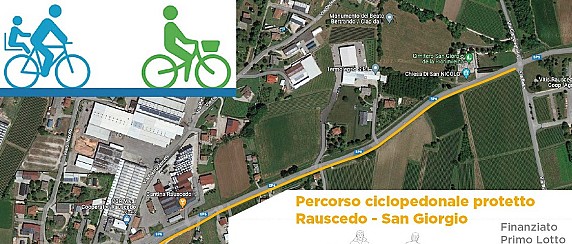 Pista Ciclabile tra Rauscedo e San Giorgio. Approvato il progetto di fattibilità tecnico economica.
